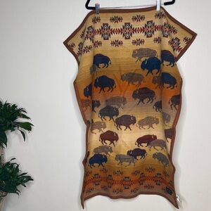 Pendleton Southwestern Buffalo Patterned PRAIRIE RUSH HOUR CRIB BLANKET